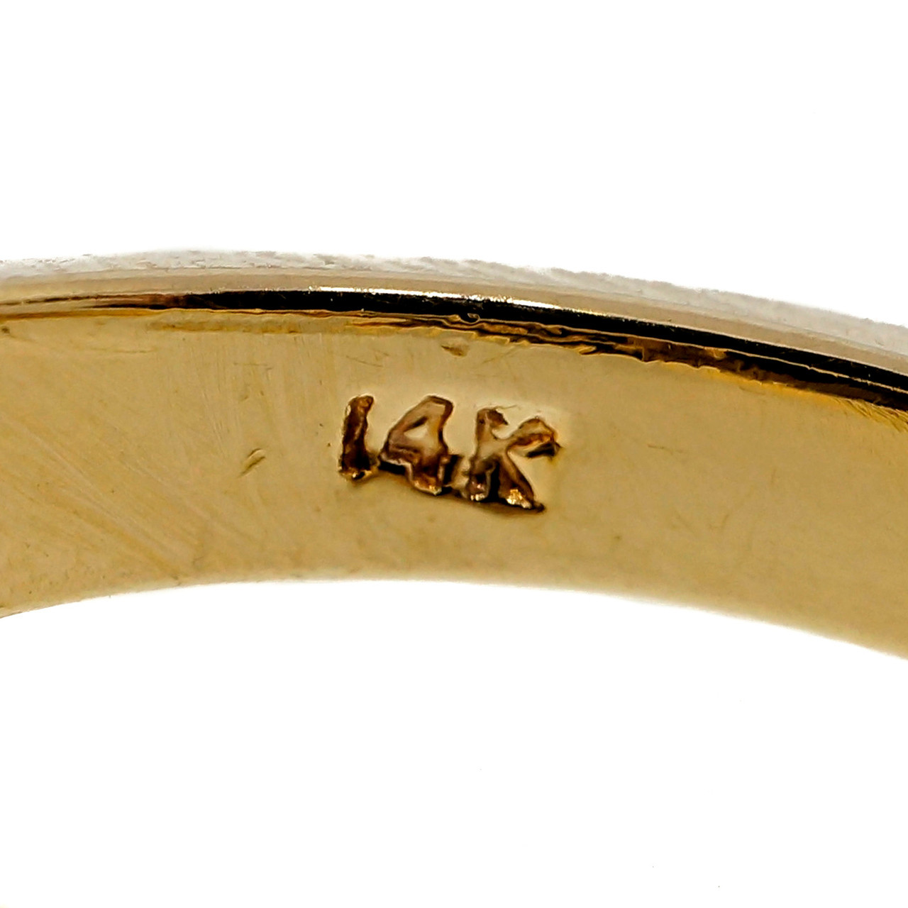 14K リング　レトロ USA製1957年ヴィンテージMURCHISON KD社ヘリテイジカレッジ